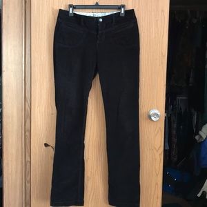 Athleta 10 tall black corduroy dipper pants.